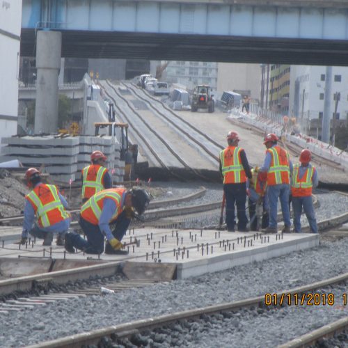 Workers Building a Road